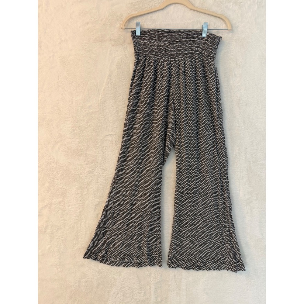 American Rag Cie Womens Small‎ Geometric Smocked Wide Leg Cotton Pants